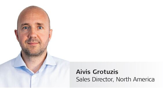 Aivis Grotuzis, Sales Director, North America