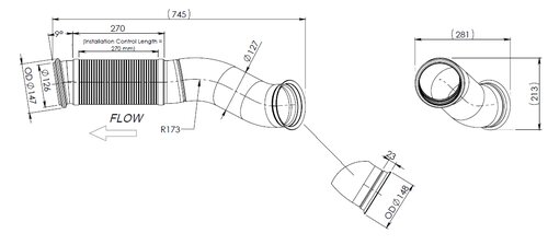 Pipe for Volvo