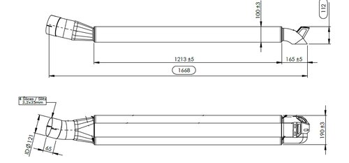 Pipe for Mercedes