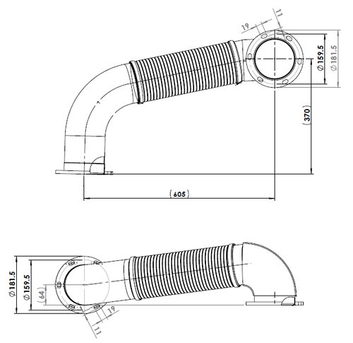 Pipe for Mercedes