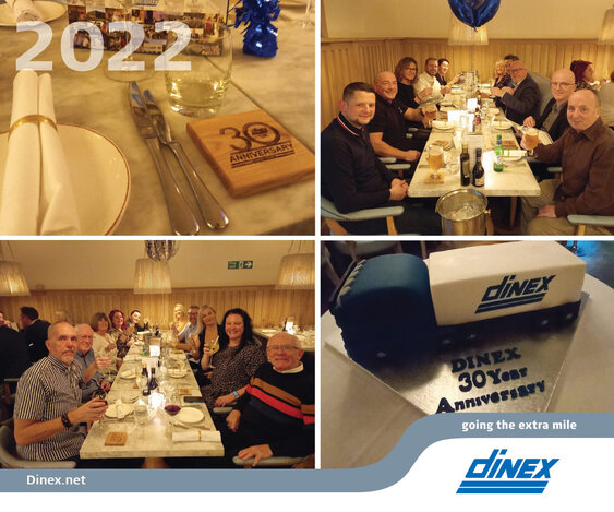 Dinex UK - 30th Anniversary - 1992-2022