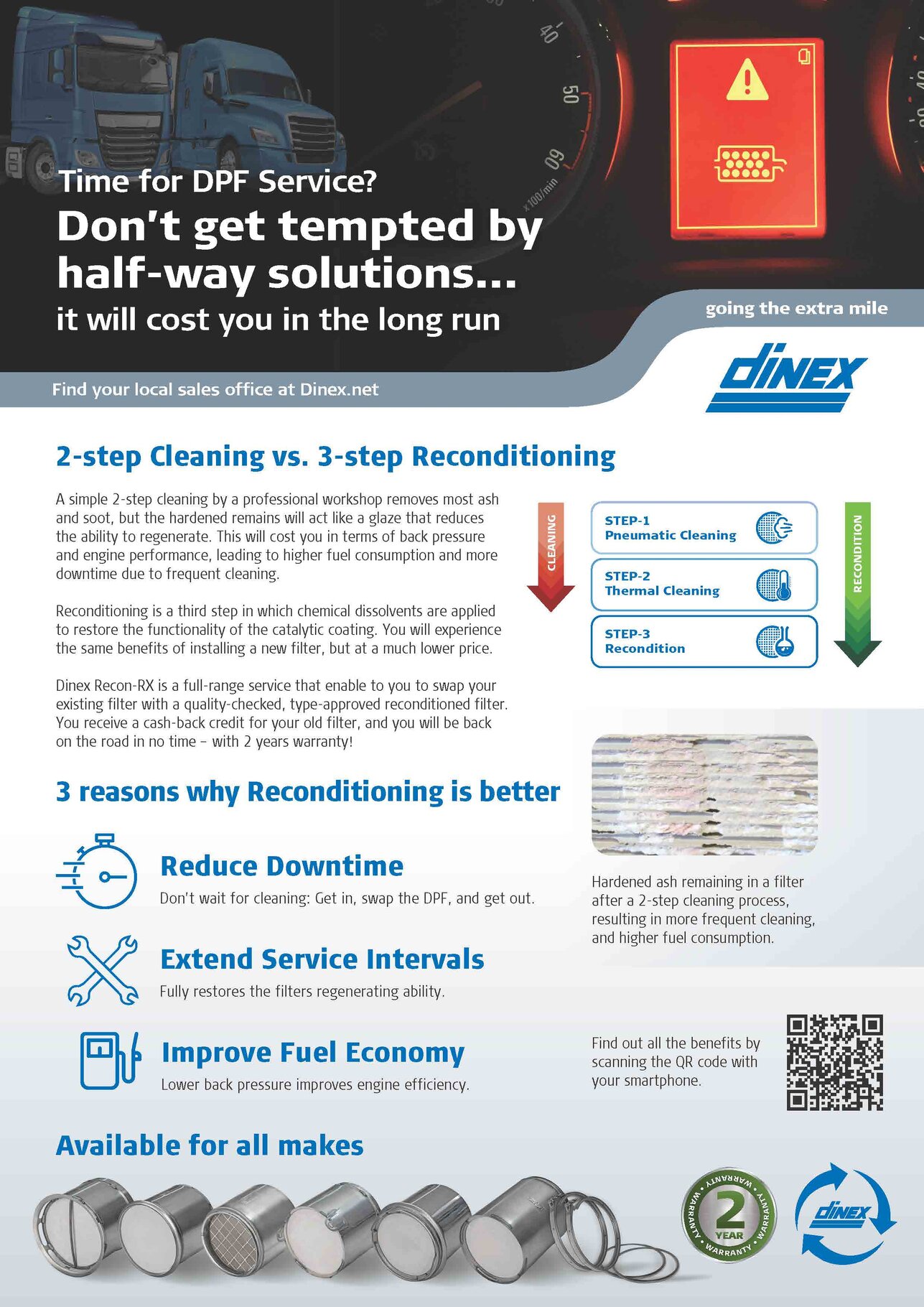 Dinex - Don’t get tempted by half-way DPF solutions