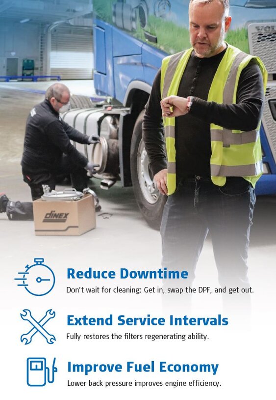 Dinex reconditioning program - Reduce Downtime