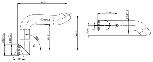 Pipe for Volvo