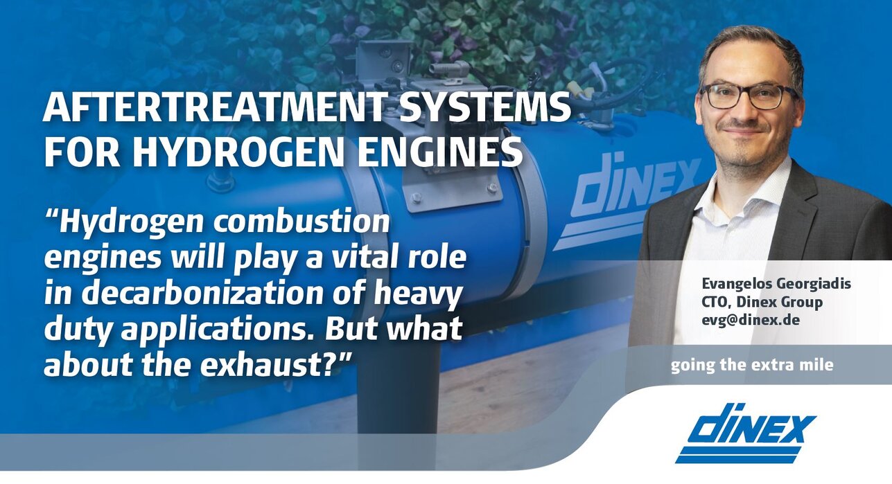 Dinex - Aftertreatment systems for hydrogen engines