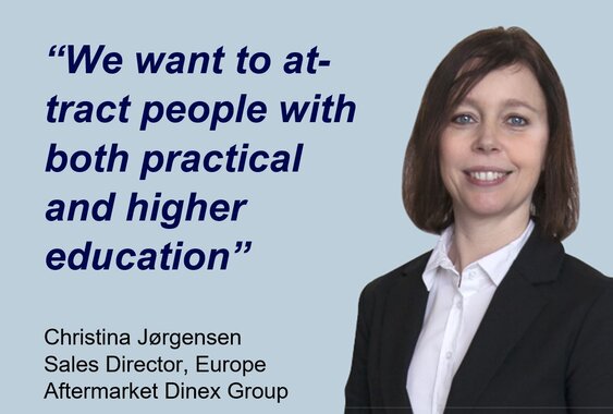 Dinex goes all in on talent care - Christina Jørgensen, Sales Director, Europe Aftermarket Dinex Group