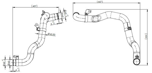 Water Coolant Pipe, Volvo