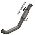 Exhaust Pipe w. Bellow, International