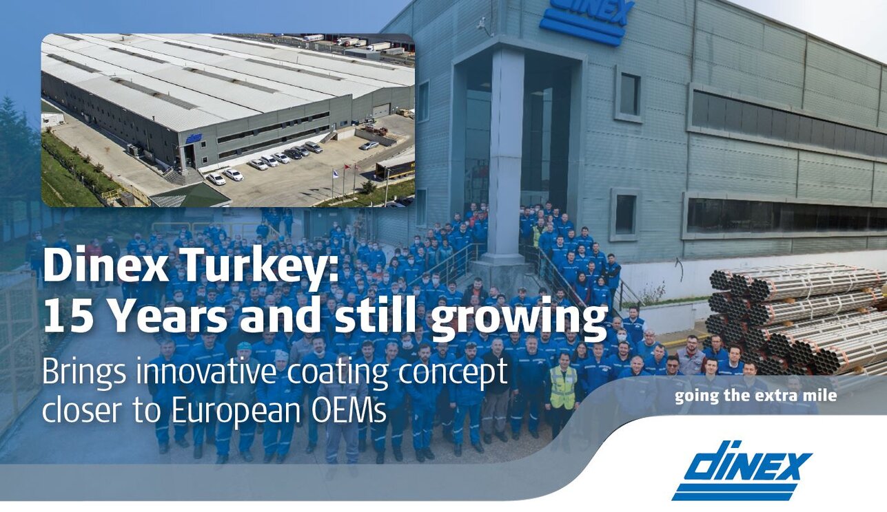 Dinex Turkey: 15 Years and still growing - Brings innovative coating concept closer to European OEMs