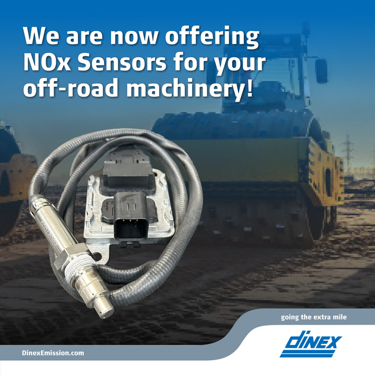 Dinex offering NOx sensors for your off-road machinery