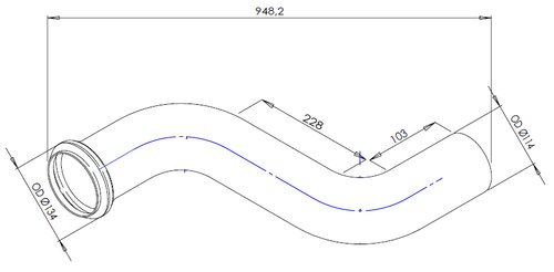 TUBE AVANT-VOLVO-9520418