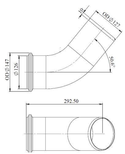 Pipe for Volvo