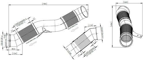 Pipe w. Flex for Scania