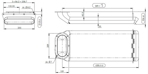 Pipe for Onebox (long), Volvo