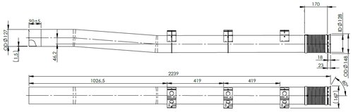 TUBE ARRIERE-DAF-1739318