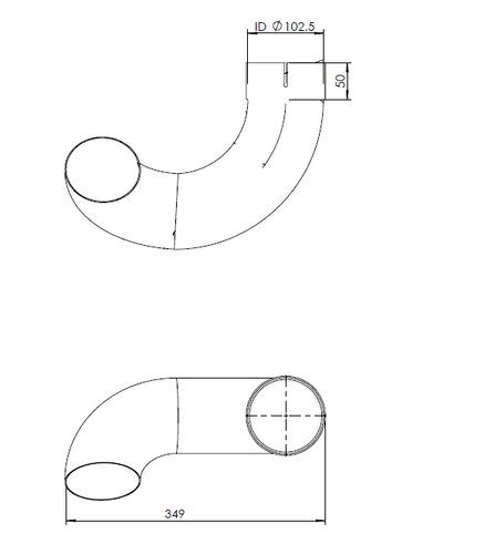 Pipe for DAF