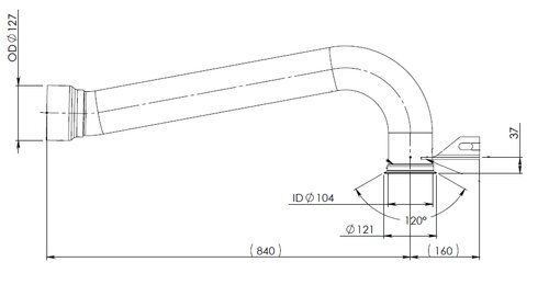 Pipe for DAF