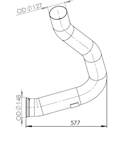 Exhaust Pipe for DAF, E-line