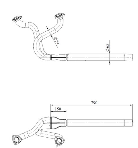 TUBE AVANT-MAN-81.15204.5441