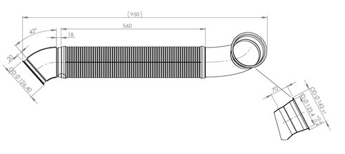 Pipe for Scania