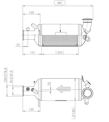 SILENCIEUX -VOLKSWAGEN-7H0254700DX