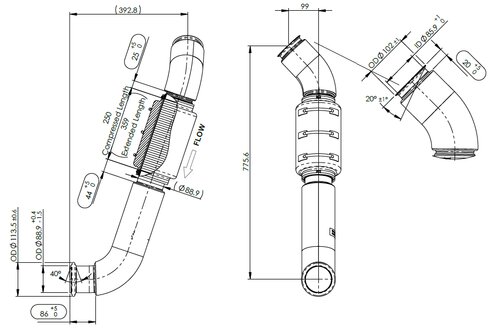 Pipe for Scania