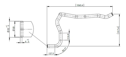 Water Coolant Pipe for DAF