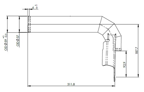 Water Coolant Pipe for Scania