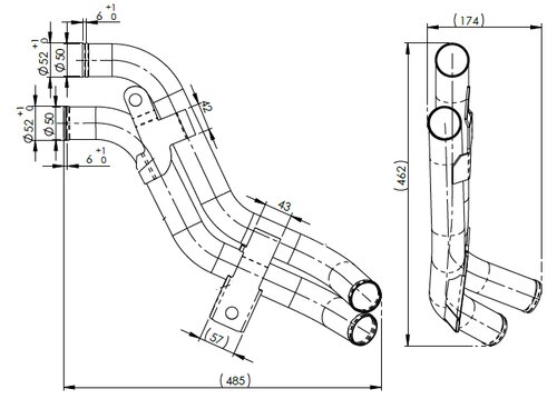 Water Coolant Pipe for Volvo