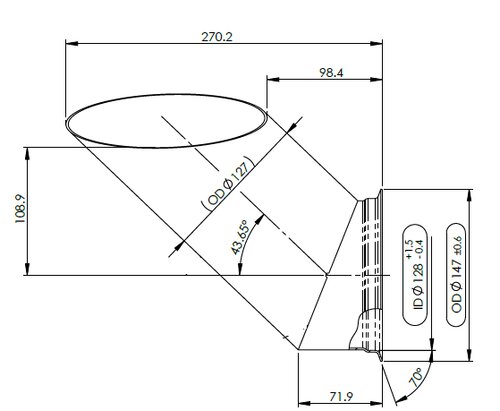 Pipe for Volvo