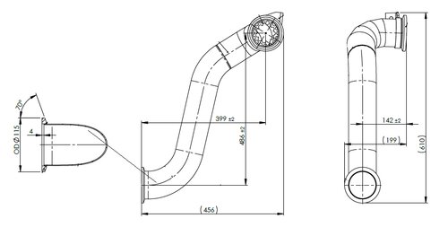 Pipe for DAF