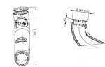 Insulated Exhaust Pipe for MAN