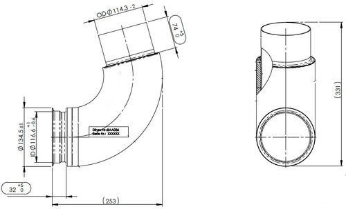 Exhaust Pipe for Volvo