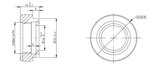 Sensor Bushing, M20x1.5