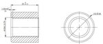 Sensor Bushing, M18x1.5