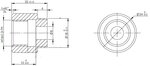 Sensor Bushing, M16x1.5