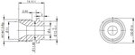 Sensor Bushing, M14x1.5