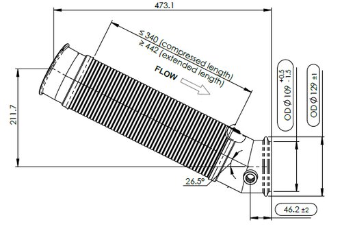 Flex Pipe for Scania