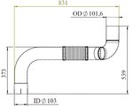 Pipe w. flex for Dennis