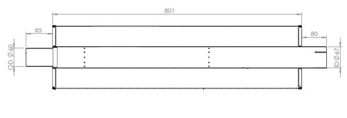 Silencer for Iveco, E-line