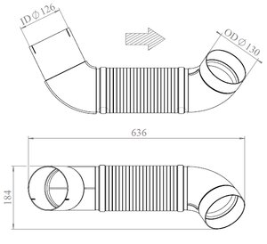 Pipe for Mercedes