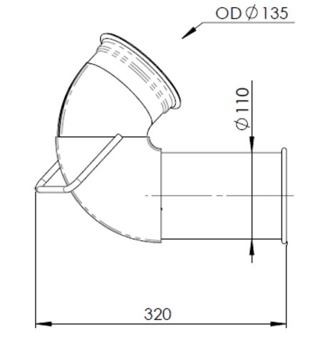 Pipe for Volvo