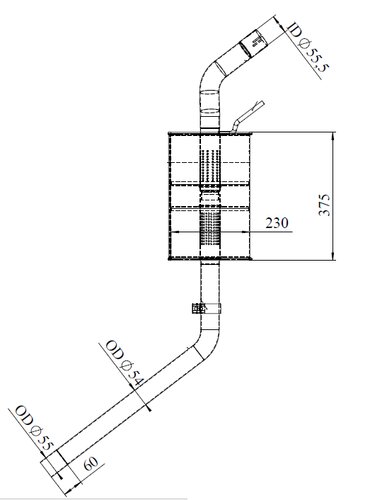 Silencer for Volkswagen