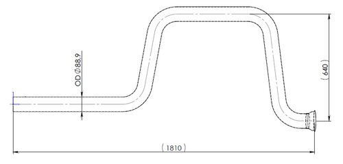 Pipe for Scania