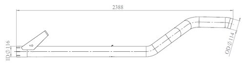 Pipe for Scania