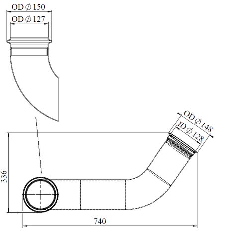 Pipe for DAF