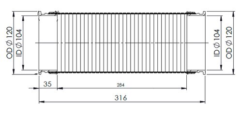 TUBE AVANT-DENNIS-423676  FLEX