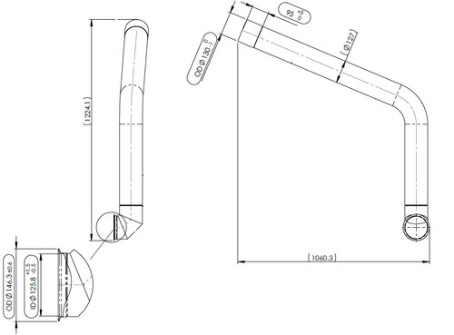 Exhaust Pipe for Iveco