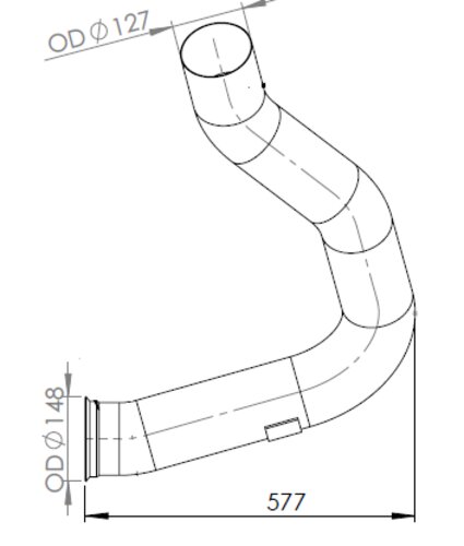 Pipe for DAF