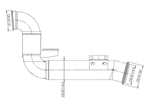 Pipe for DAF